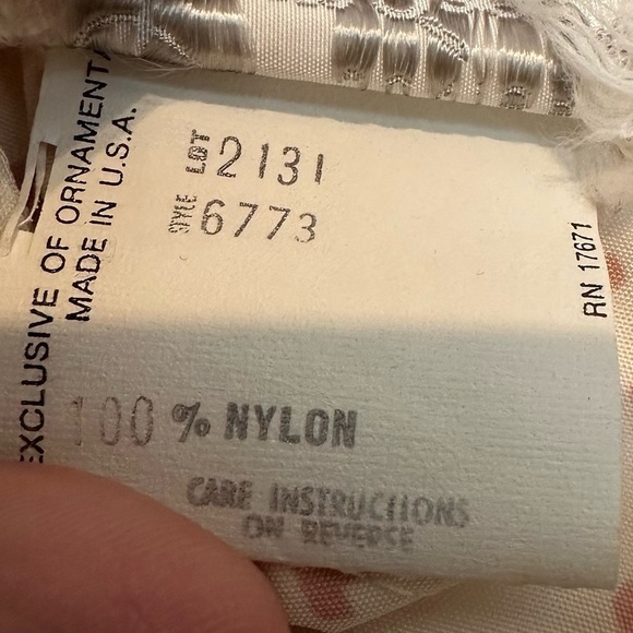 Vintage Long Nightgown Hearts Lolita Modest Tie Front Coquette Size Medium - Picture 8 of 9